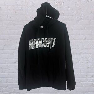 S55 REDCON1 Storm Camo Hoodie. Black Hoodie with Graphic Print